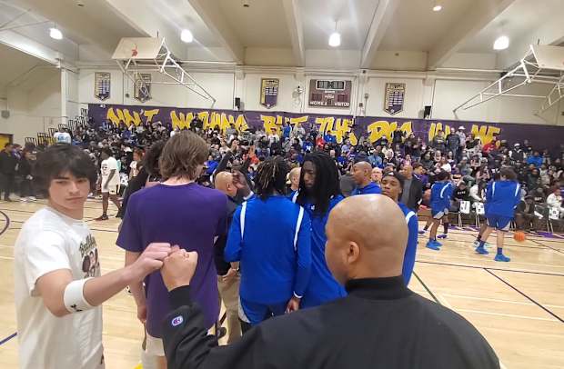 Oakland Tech boys basketball 73, Oakland 66 NorCal D2 championship by Eric Taylor 3-5-2024